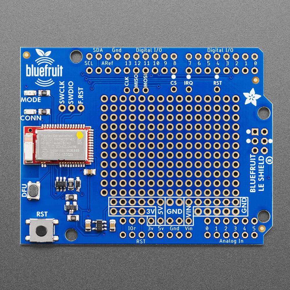 Adafruit Bluefruit LE Shield - Bluetooth LE for Arduino by Adafruit - The Pi Hut
