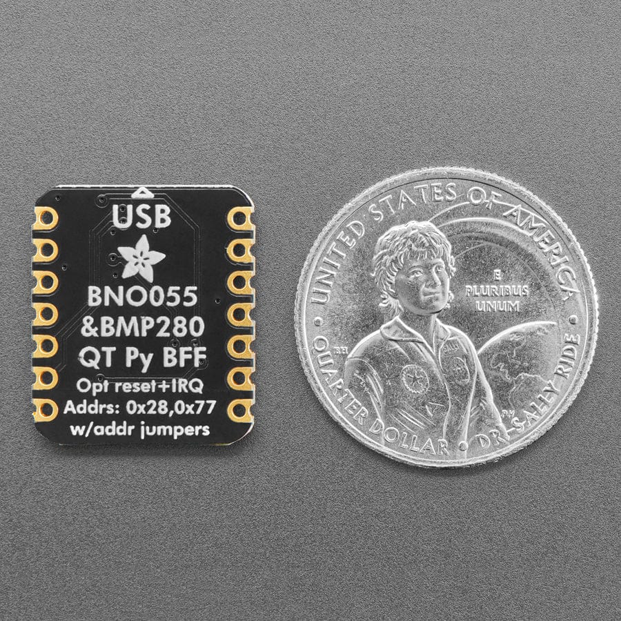 Adafruit BNO055 + BMP280 BFF Add-On for QT Py by Adafruit - The Pi Hut