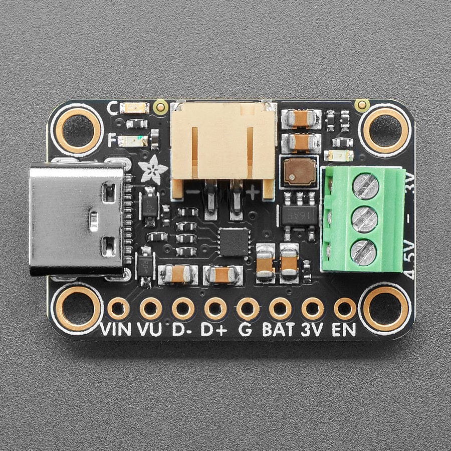 Adafruit bq25185 USB / DC / Solar Charger with 3.3V Buck Board by Adafruit - The Pi Hut