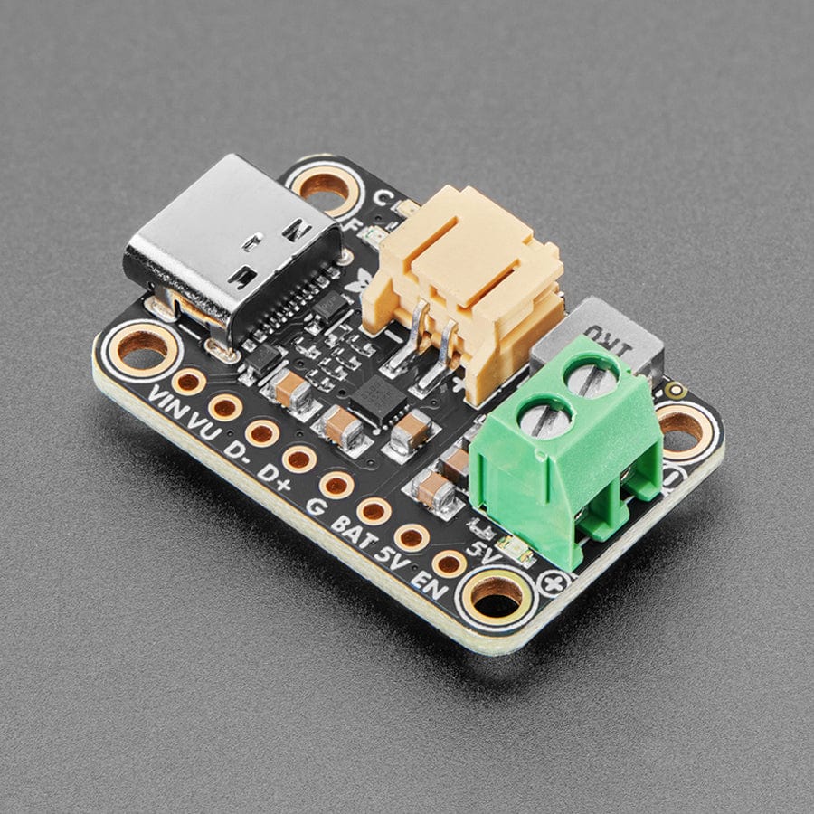 Adafruit bq25185 USB / DC / Solar Charger with 5V Boost Board by Adafruit - The Pi Hut
