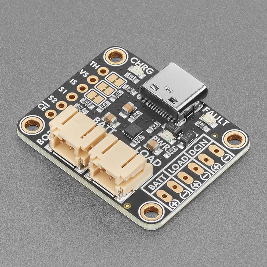 Adafruit bq25185 USB / DC / Solar Lithium Ion/Polymer Charger by Adafruit - The Pi Hut