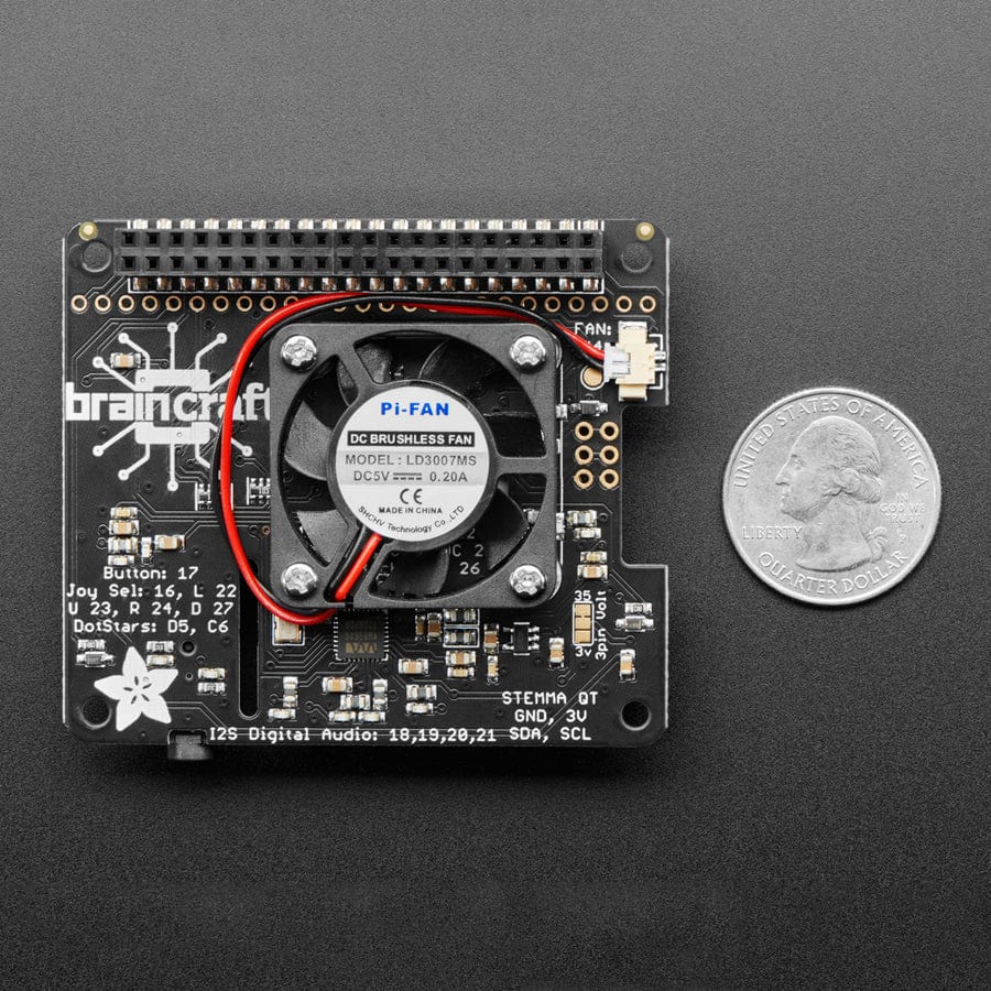 Adafruit BrainCraft HAT for Raspberry Pi by Adafruit - The Pi Hut