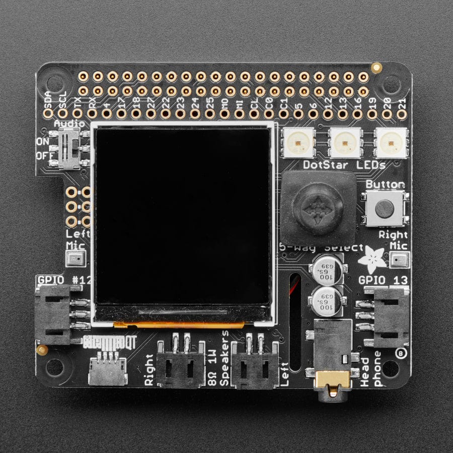 Adafruit BrainCraft HAT for Raspberry Pi by Adafruit - The Pi Hut