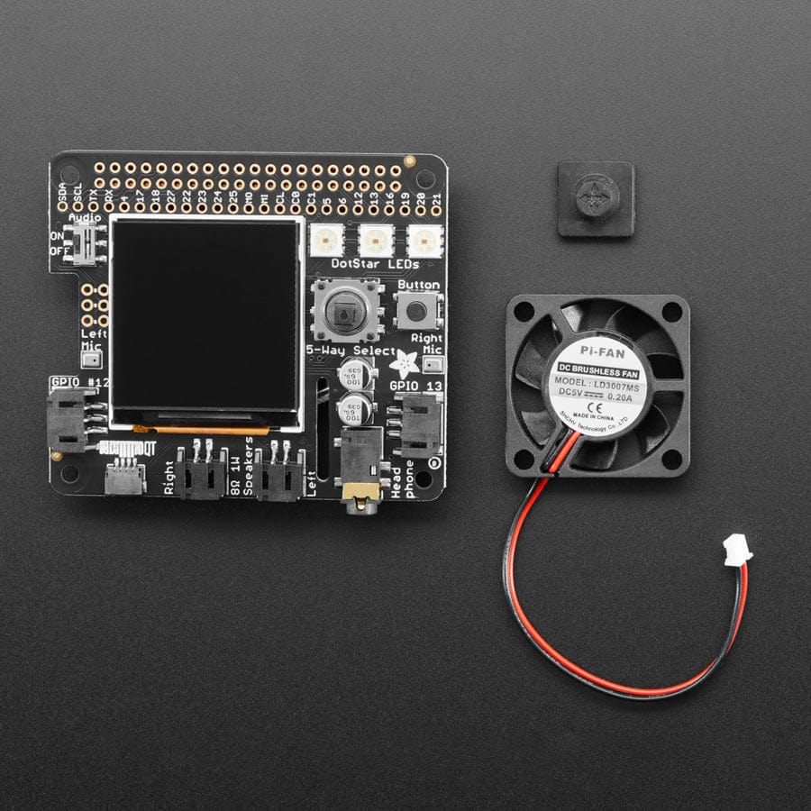 Adafruit BrainCraft HAT for Raspberry Pi by Adafruit - The Pi Hut