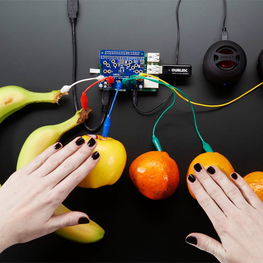 Adafruit Capacitive Touch HAT for Raspberry Pi - Mini Kit - MPR121 by Adafruit - The Pi Hut