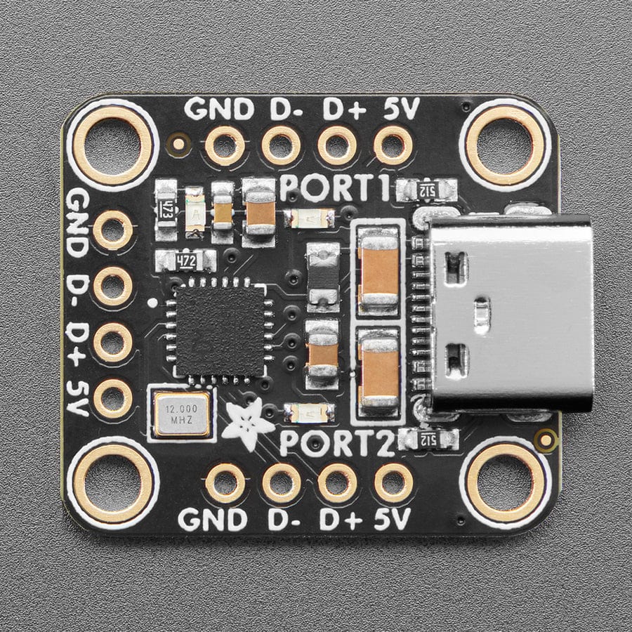 Adafruit CH334F Mini 2-Port USB Hub Breakout by Adafruit - The Pi Hut