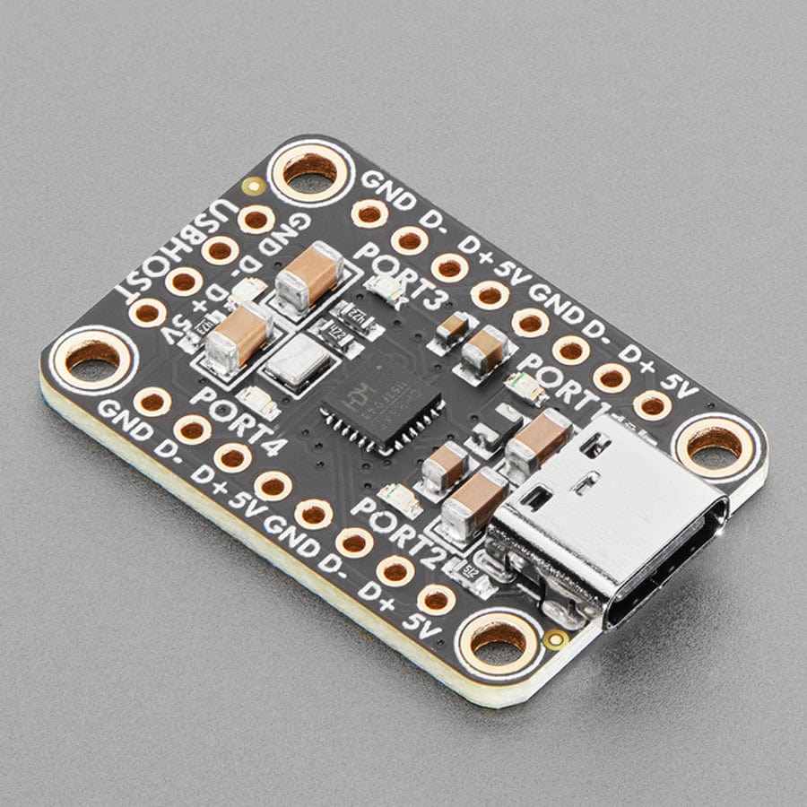 Adafruit CH334F Mini 4-Port USB Hub Breakout by Adafruit - The Pi Hut