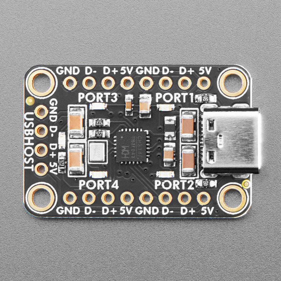 Adafruit CH334F Mini 4-Port USB Hub Breakout by Adafruit - The Pi Hut