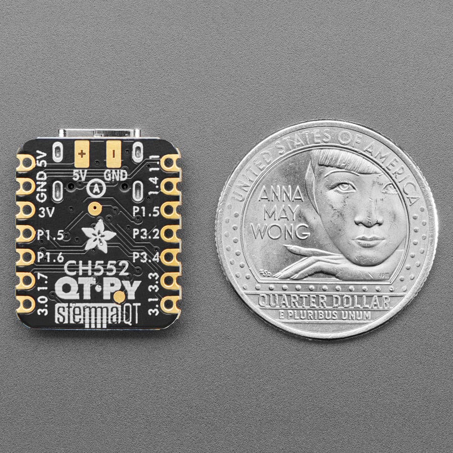 Adafruit CH552 QT Py - 8051 Dev Board with STEMMA QT by Adafruit - The Pi Hut