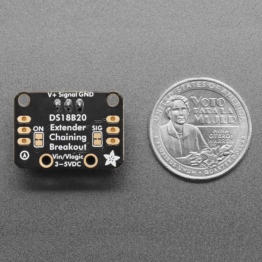 Adafruit Chainable DS18B20 Extender Breakout - STEMMA JST PH 2mm by Adafruit - The Pi Hut