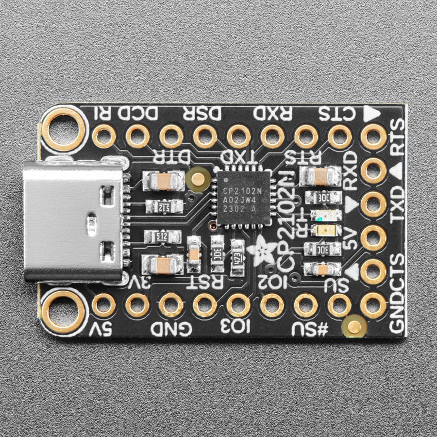 Adafruit CP2102N Friend - USB to Serial Converter by Adafruit - The Pi Hut