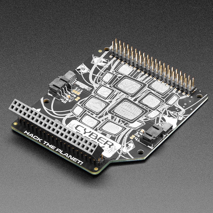 Adafruit CYBERDECK HAT for Raspberry Pi 500/400 by Adafruit - The Pi Hut