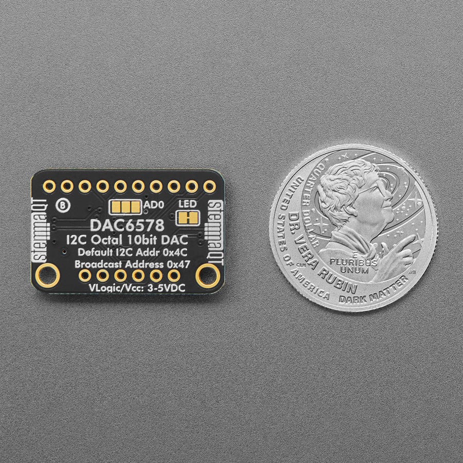 Adafruit DAC6578 Breakout - 8 x Channel 10-bit I2C DAC