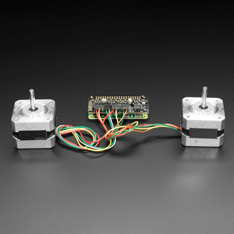 Adafruit DC & Stepper Motor Bonnet for Raspberry Pi by Adafruit - The Pi Hut