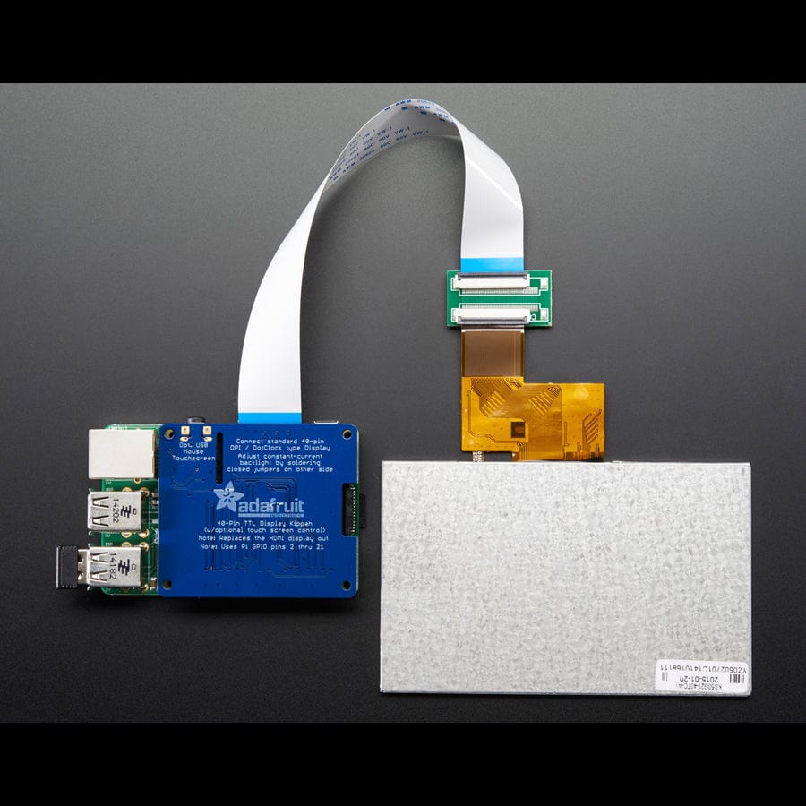 Adafruit DPI TFT Kippah for Raspberry Pi by Adafruit - The Pi Hut