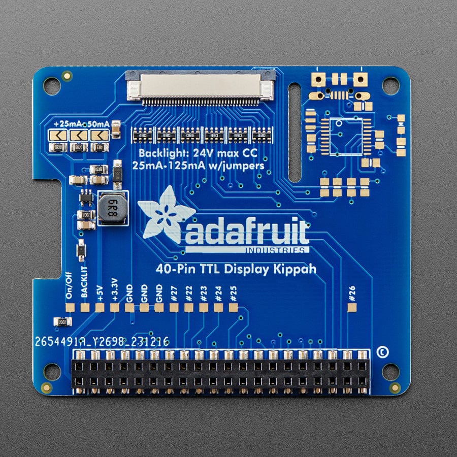 Adafruit DPI TFT Kippah for Raspberry Pi by Adafruit - The Pi Hut