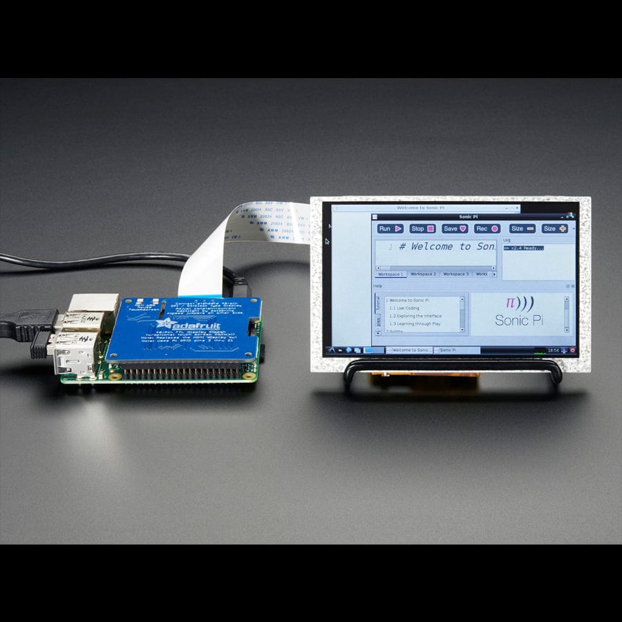 Adafruit DPI TFT Kippah for Raspberry Pi by Adafruit - The Pi Hut