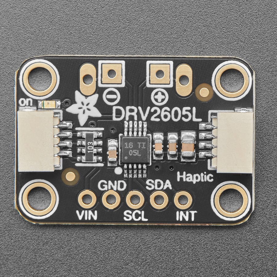 Adafruit DRV2605L Haptic Motor Controller - STEMMA QT / Qwiic by Adafruit - The Pi Hut