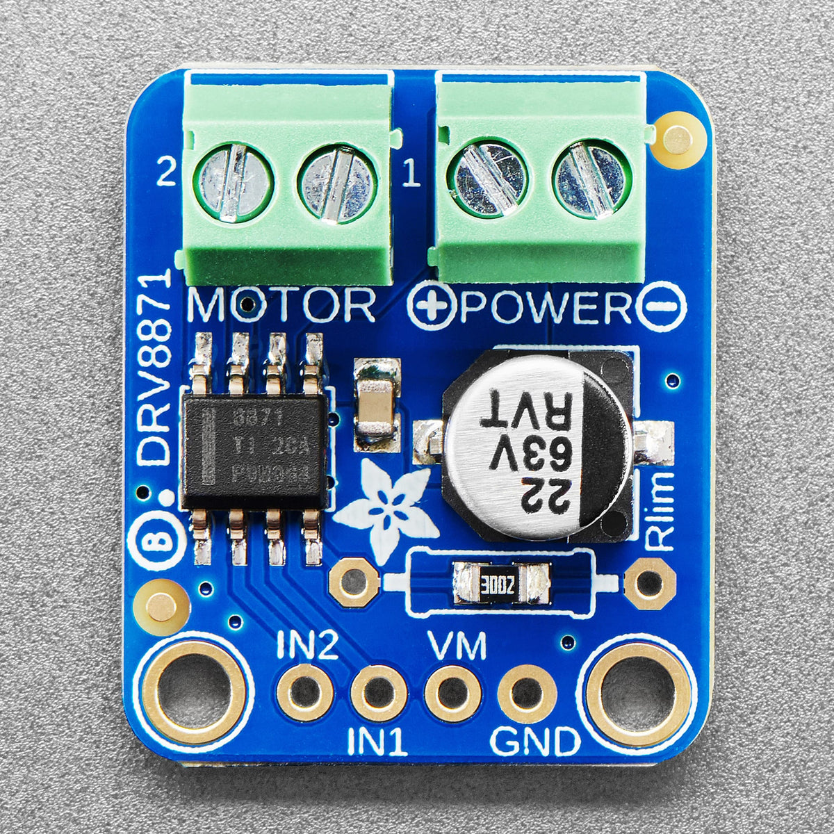 Adafruit DRV8871 DC Motor Driver Breakout Board - 3.6A Max by Adafruit - The Pi Hut