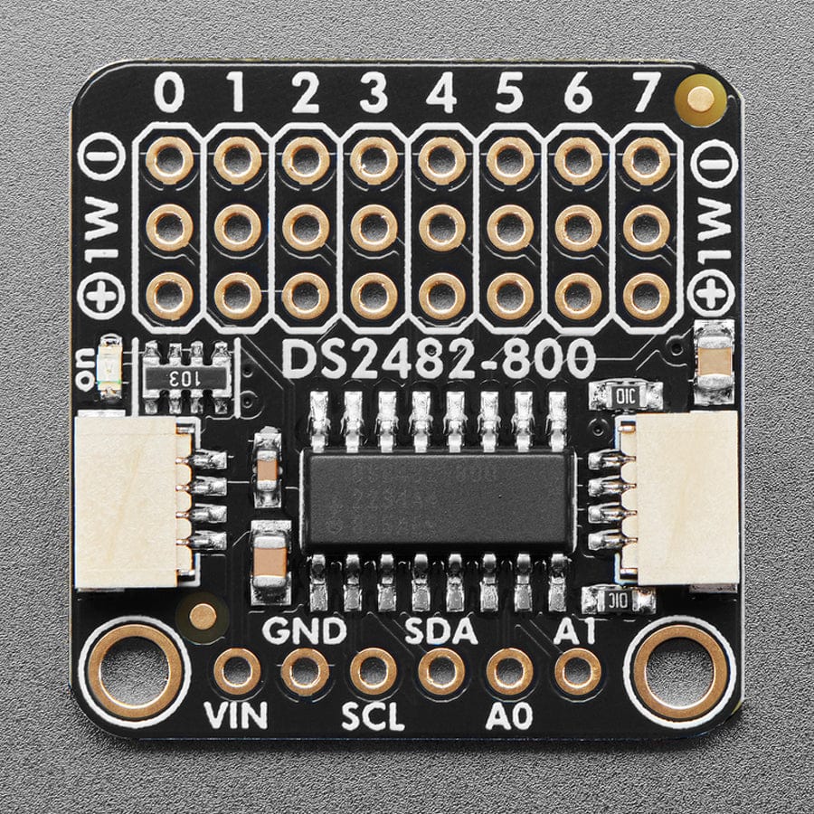 Adafruit DS2482S-800 8 Channel I2C to 1-Wire Bus Adapter - STEMMA QT / Qwiic by Adafruit - The Pi Hut