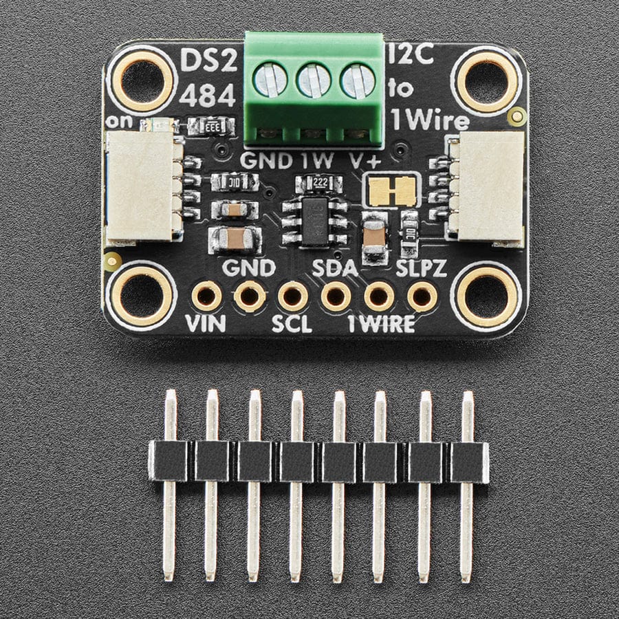 Adafruit DS2484 I2C to 1-Wire Bus Adapter Breakout - STEMMA QT / Qwiic JST SH 1mm by Adafruit - The Pi Hut