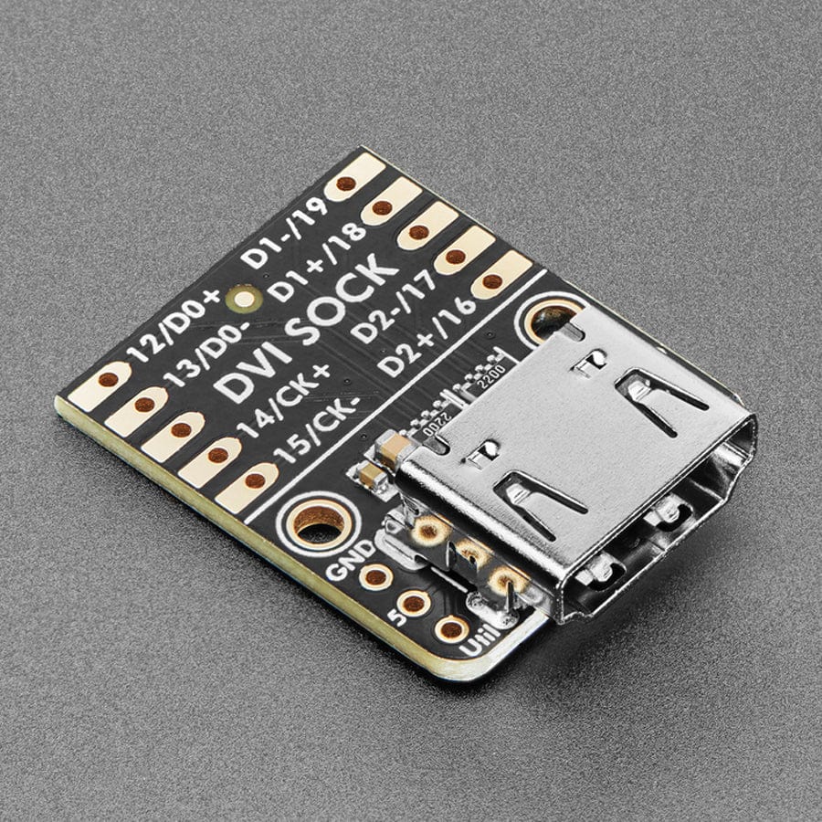 Adafruit DVI Sock for Pico - Works with HDMI Displays by Adafruit - The Pi Hut