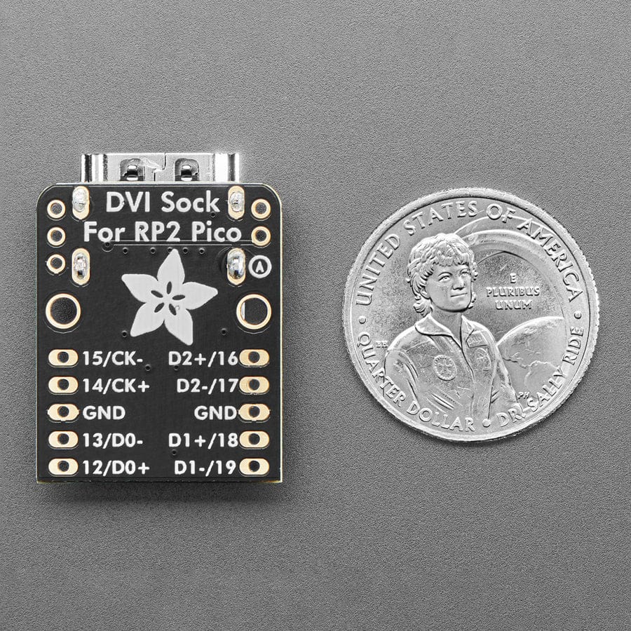 Adafruit DVI Sock for Pico - Works with HDMI Displays by Adafruit - The Pi Hut