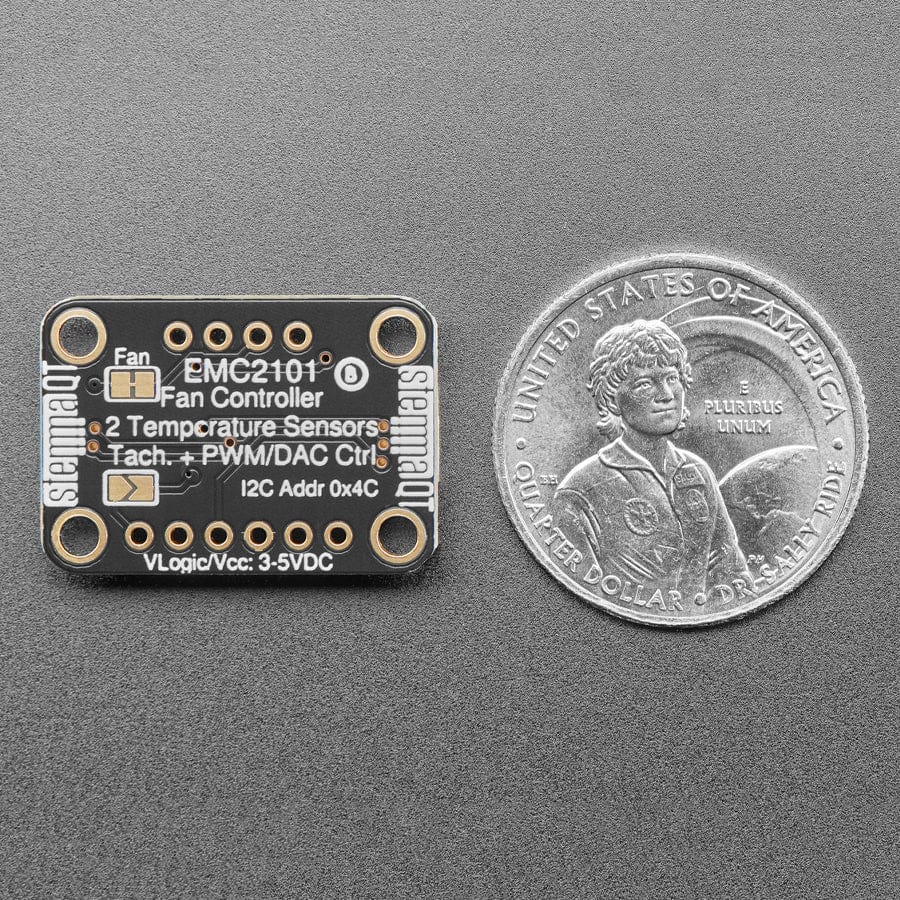 Adafruit EMC2101 I2C PC Fan Controller and Temperature Sensor (STEMMA QT / Qwiic) by Adafruit - The Pi Hut