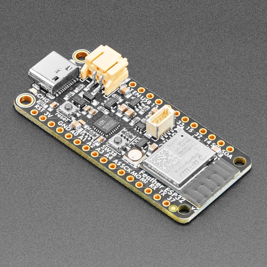 Adafruit ESP32 Feather V2 -  8MB Flash + 2 MB PSRAM (STEMMA QT) by Adafruit - The Pi Hut