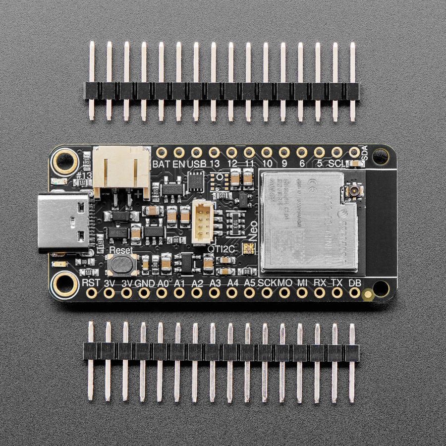 Adafruit ESP32-S3 Reverse TFT Feather with w.FL Antenna by Adafruit - The Pi Hut