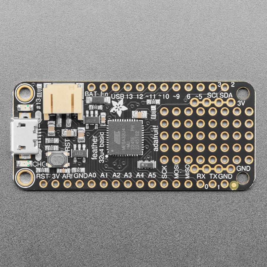 Adafruit Feather 32u4 Basic Proto by Adafruit - The Pi Hut
