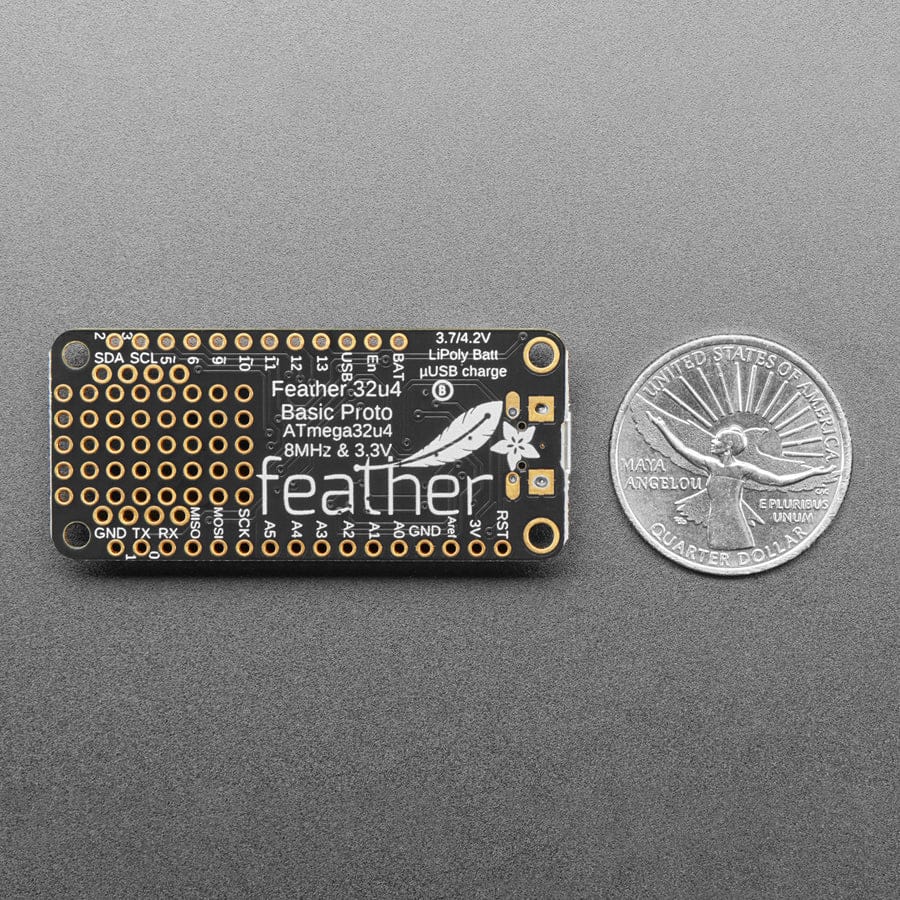 Adafruit Feather 32u4 Basic Proto by Adafruit - The Pi Hut