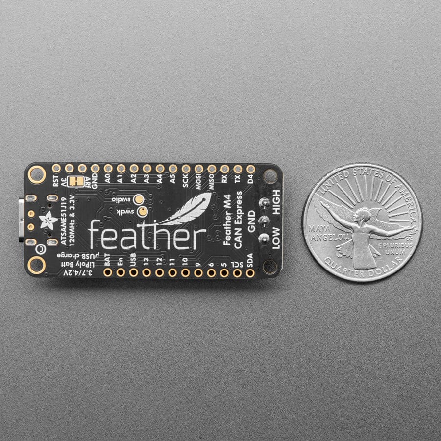 Adafruit Feather M4 CAN Express with ATSAME51 by Adafruit - The Pi Hut