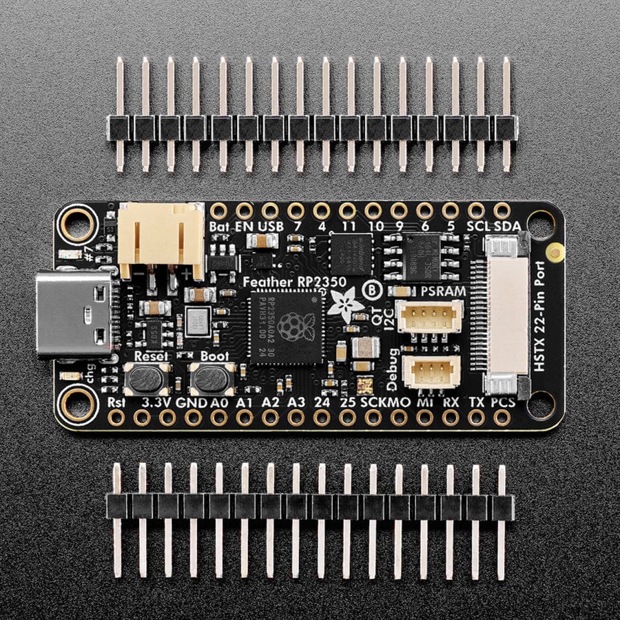 Adafruit Feather RP2350 with HSTX Port and 8MB PSRAM - The Pi Hut