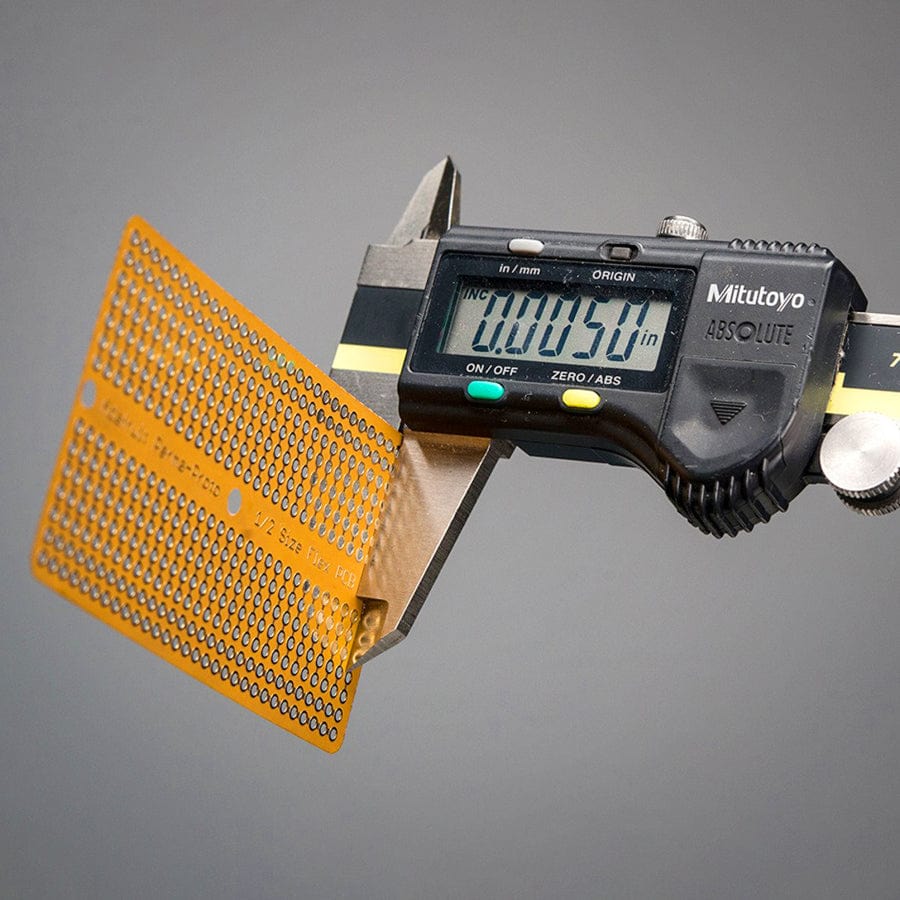 Adafruit Flex Perma-Proto - Half-sized Breadboard Flex-PCB by Adafruit - The Pi Hut