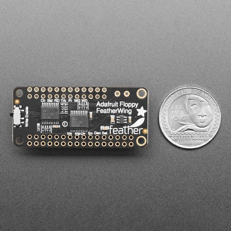 Adafruit Floppy FeatherWing with 34-Pin IDC Connector by Adafruit - The Pi Hut