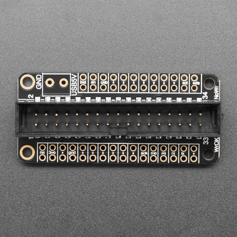 Adafruit Floppy FeatherWing with 34-Pin IDC Connector by Adafruit - The Pi Hut