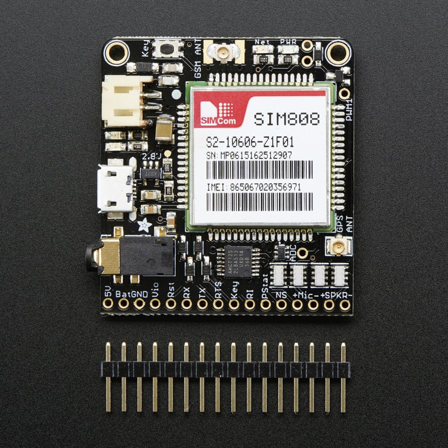 Adafruit FONA 808 - Mini Cellular GSM + GPS Breakout by Adafruit - The Pi Hut