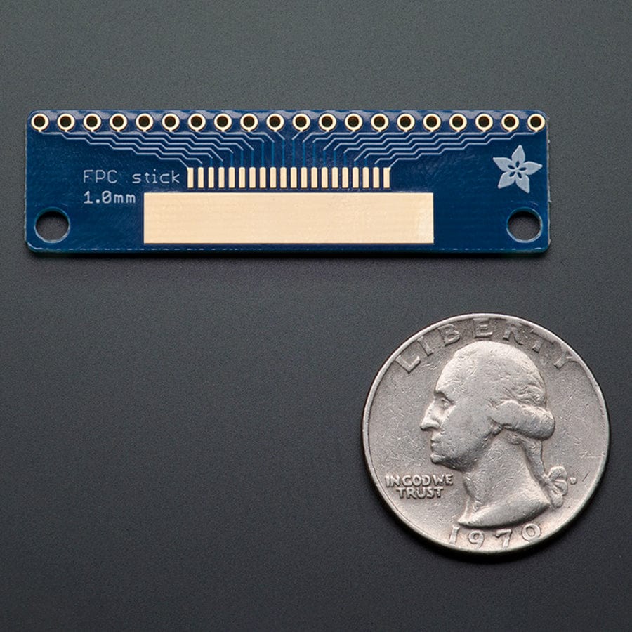 Adafruit FPC Stick - 20 Pin 0.5mm/1.0mm Pitch Adapter by Adafruit - The Pi Hut
