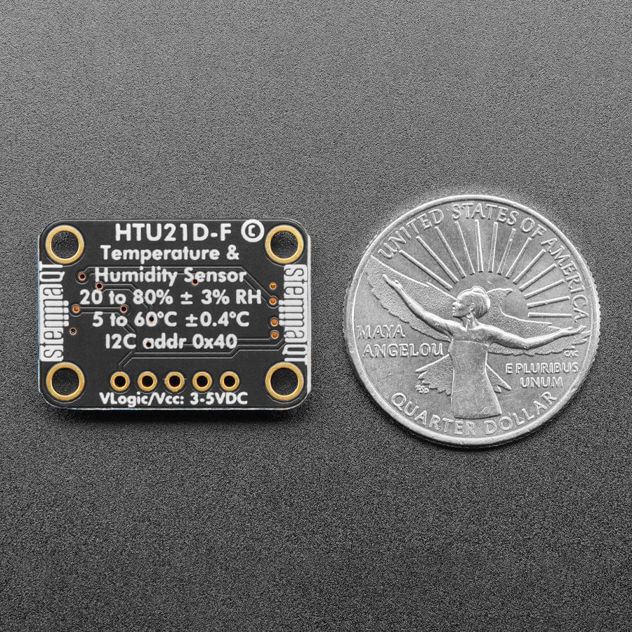 Adafruit HTU21D-F Temperature & Humidity Sensor Breakout Board (STEMMA QT) by Adafruit - The Pi Hut