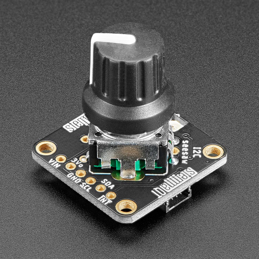 Adafruit I2C QT Rotary Encoder Breakout with NeoPixel - STEMMA QT / Qwiic by Adafruit - The Pi Hut