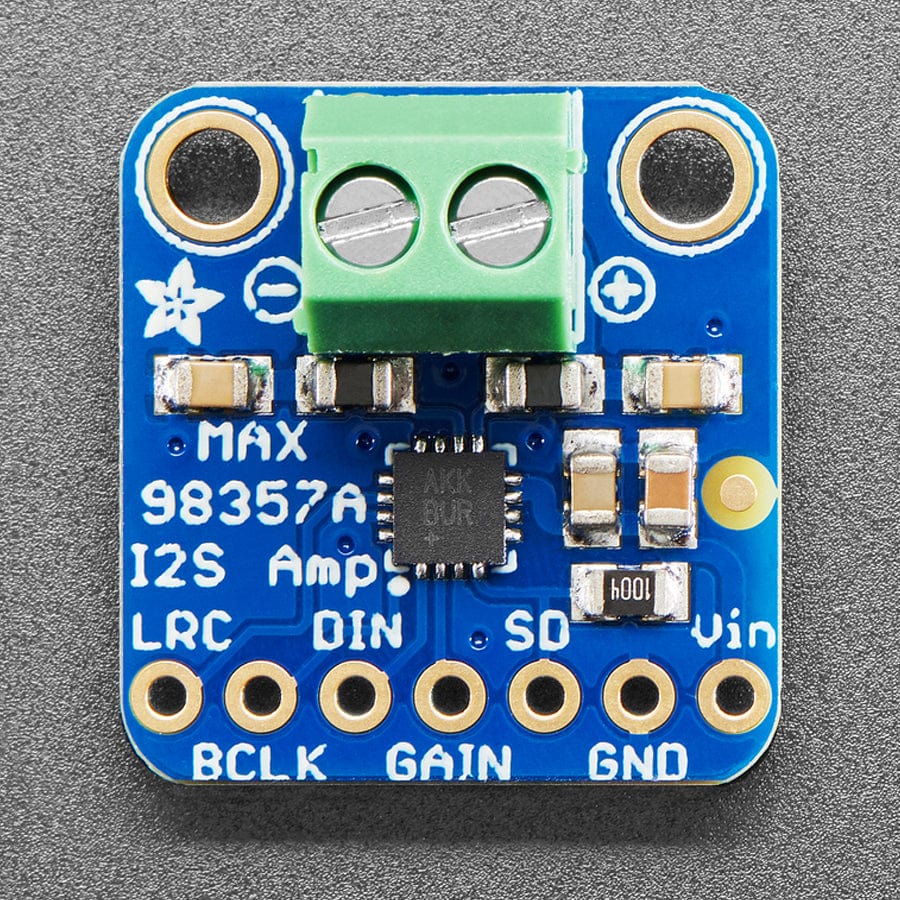 Adafruit I2S 3W Class D Amplifier Breakout - MAX98357A by Adafruit - The Pi Hut