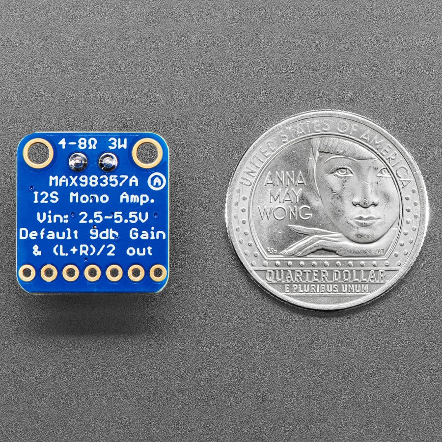 Adafruit I2S 3W Class D Amplifier Breakout - MAX98357A by Adafruit - The Pi Hut