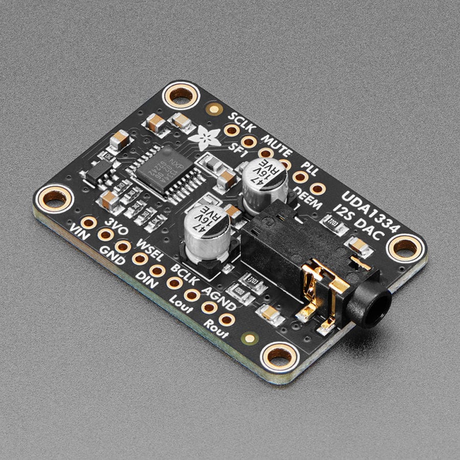 Adafruit I2S Stereo Decoder - UDA1334A Breakout by Adafruit - The Pi Hut