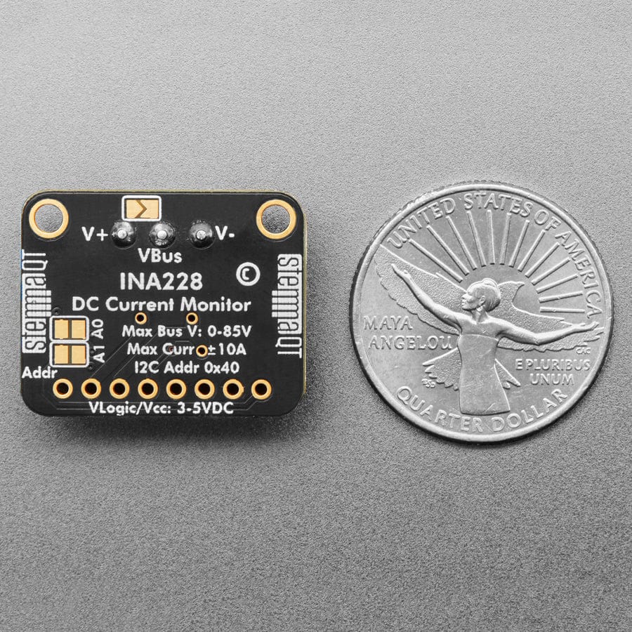 Adafruit INA228 - I2C 85V, 20-bit High or Low Side Power Monitor - STEMMA QT / Qwiic by Adafruit - The Pi Hut