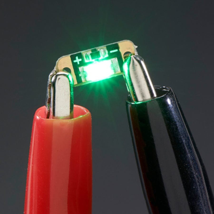 Adafruit LED Sequins - Emerald Green - Pack of 5 by Adafruit - The Pi Hut