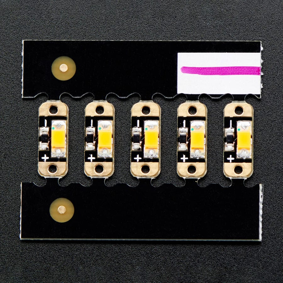 Adafruit LED Sequins - Rose Pink - Pack of 5 by Adafruit - The Pi Hut