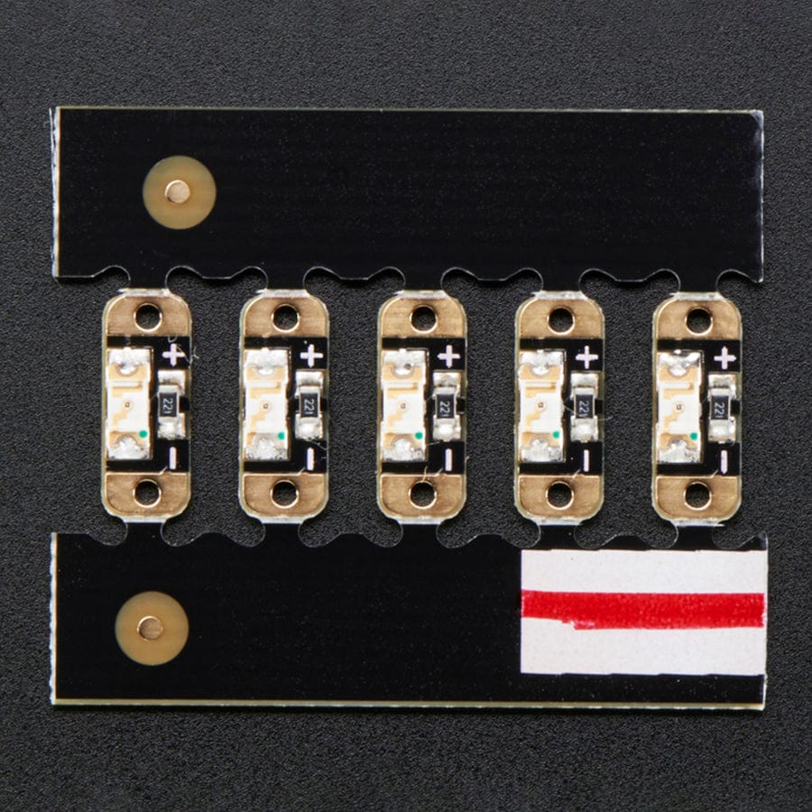 Adafruit LED Sequins - Ruby Red - Pack of 5 by Adafruit - The Pi Hut