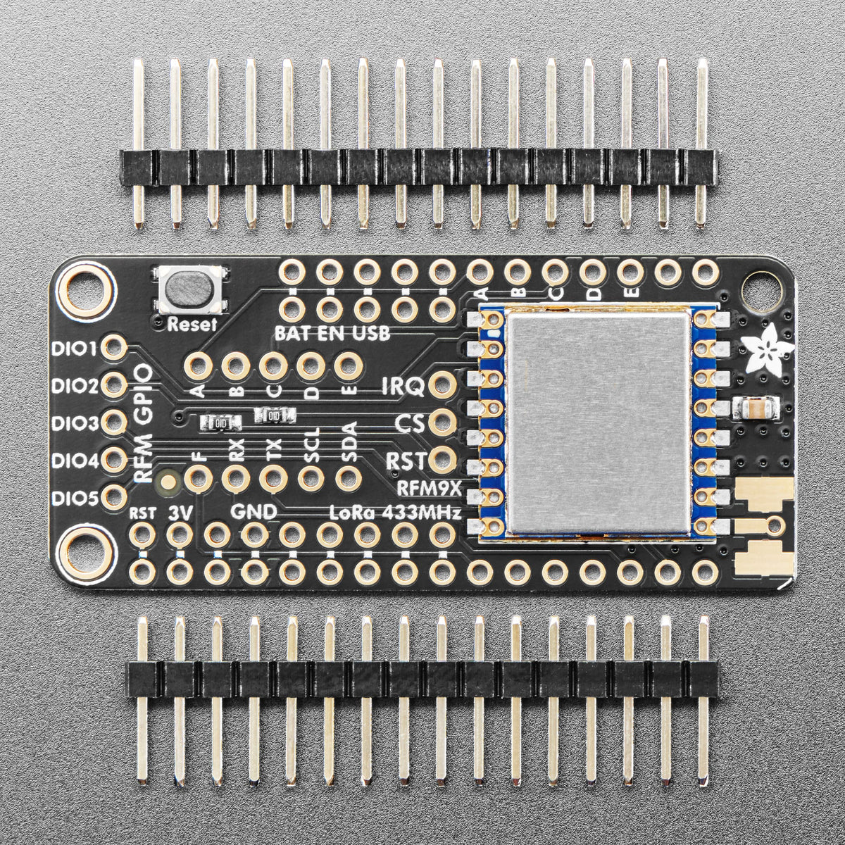 Adafruit LoRa Radio FeatherWing - RFM95W 433 MHz (RadioFruit) by Adafruit - The Pi Hut