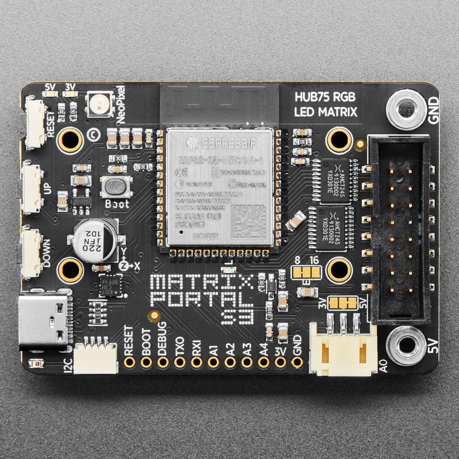 Adafruit Matrix Portal S3 CircuitPython Powered Internet Display by Adafruit - The Pi Hut